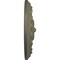 Ekena Millwork Flower Spiral Ceiling Medallion (Fits Canopies up to 2"), 12 1/4"OD x 2 1/4"P, Spartan Stone CM12FLSSF - alternate 2